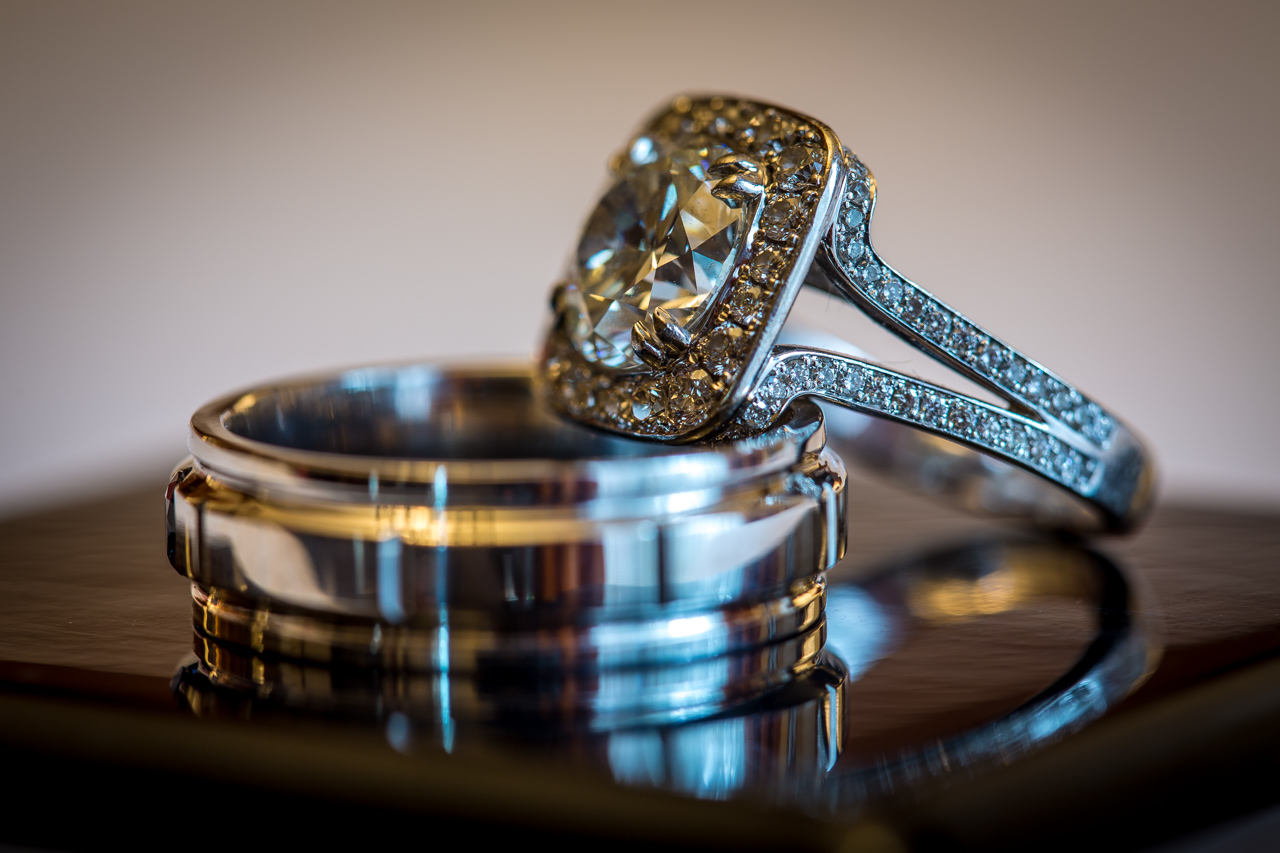 Wedding Rings Close-UpA close up of wedding rings just before a ceremony.