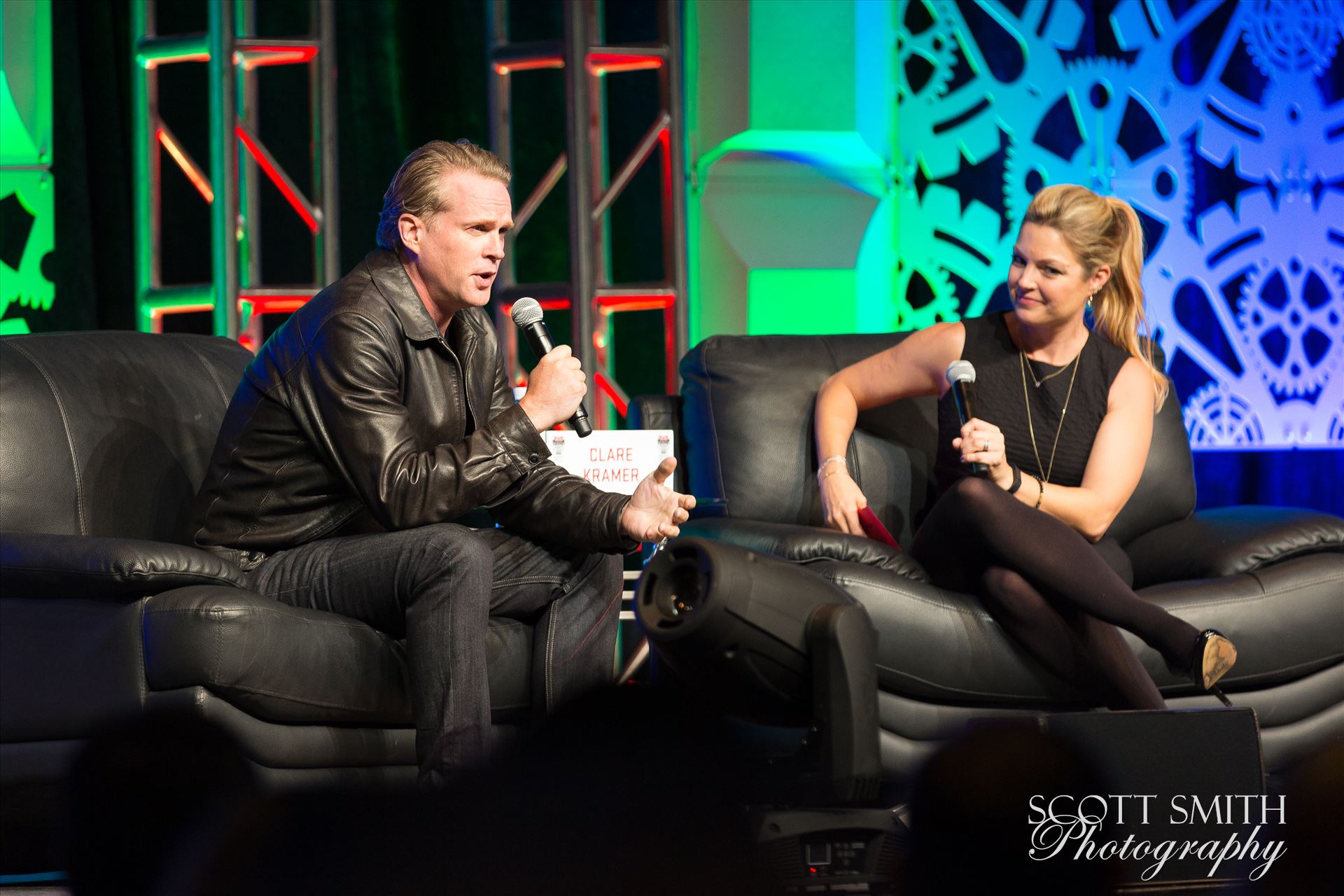 Denver Comic Con 2016 25 - Denver Comic Con 2016 at the Colorado Convention Center. Clare Kramer and Cary Elwes. by Scott Smith Photos