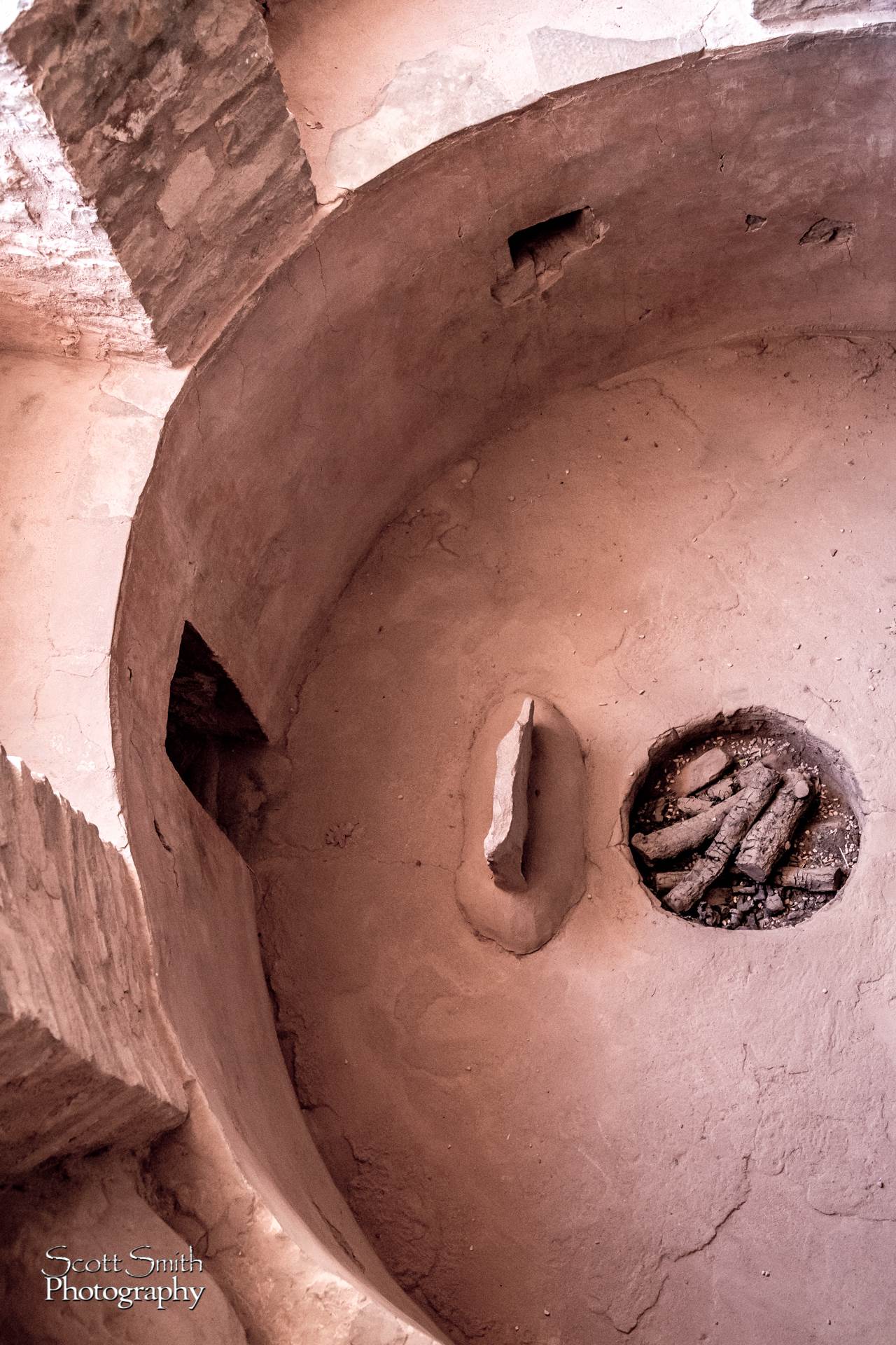 Manitou Cliff Dwellings - A ceremonial area within the Manitou cliff dwellings. by Scott Smith Photos