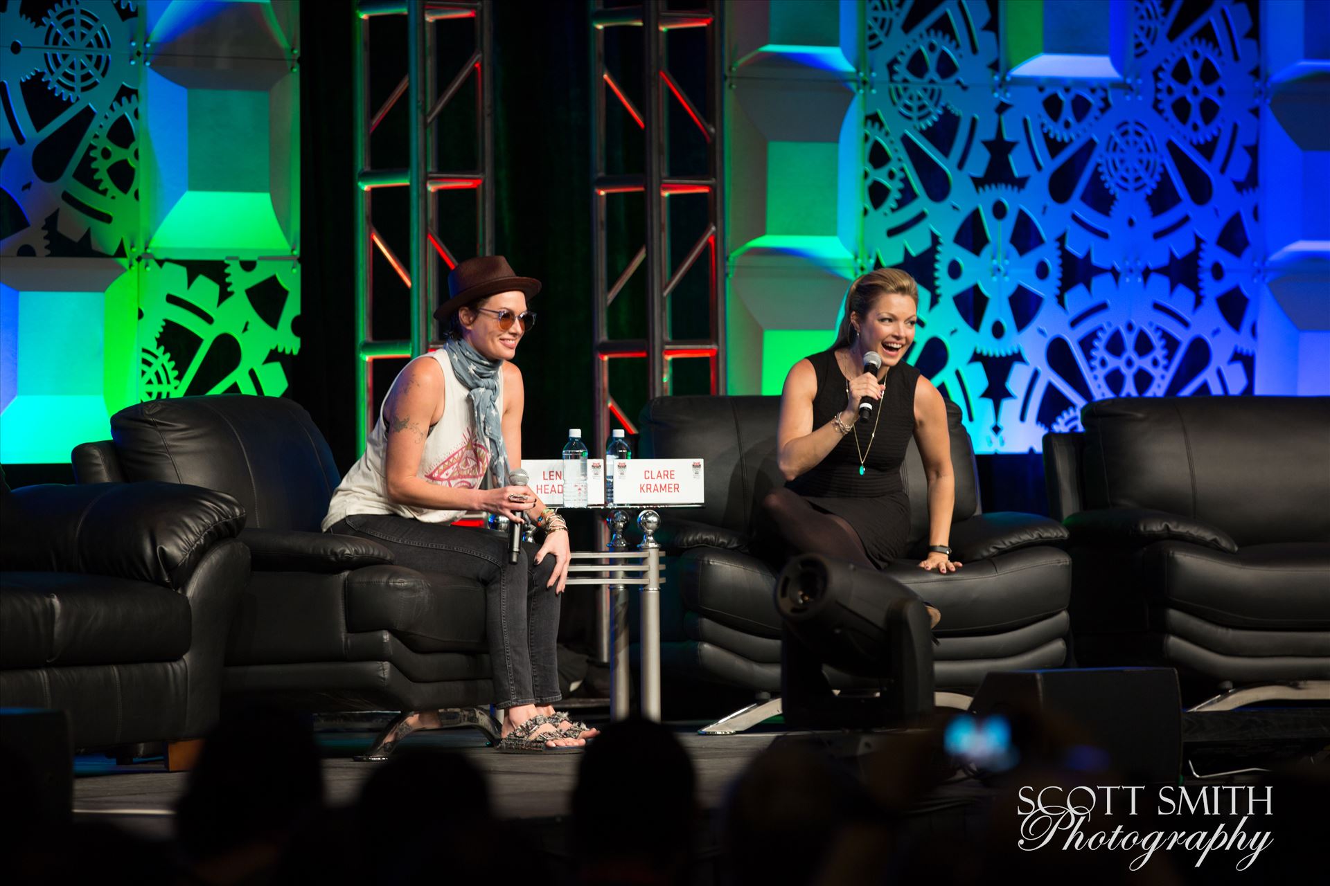 Denver Comic Con 2016 03 - Denver Comic Con 2016 at the Colorado Convention Center. Clare Kramer and Lena Headey. by Scott Smith Photos