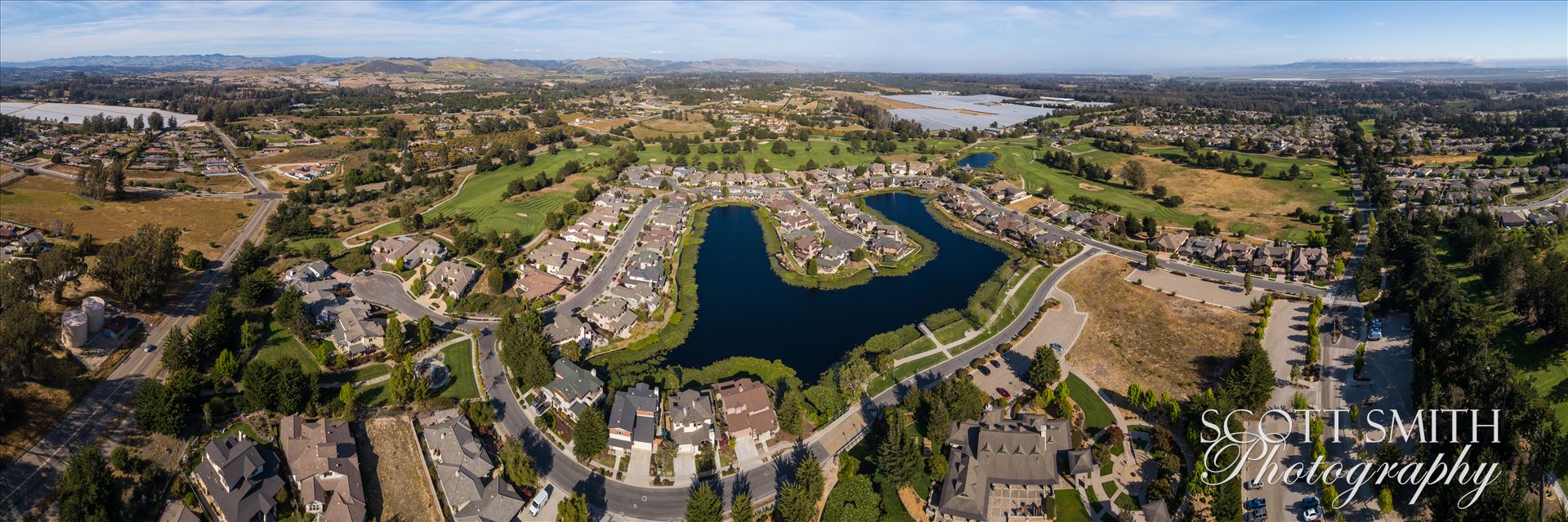 Cypress Ridge - Aerial photo of Cypress Ridge Pavillion, in Arroyo Grande, California. by Scott Smith Photos