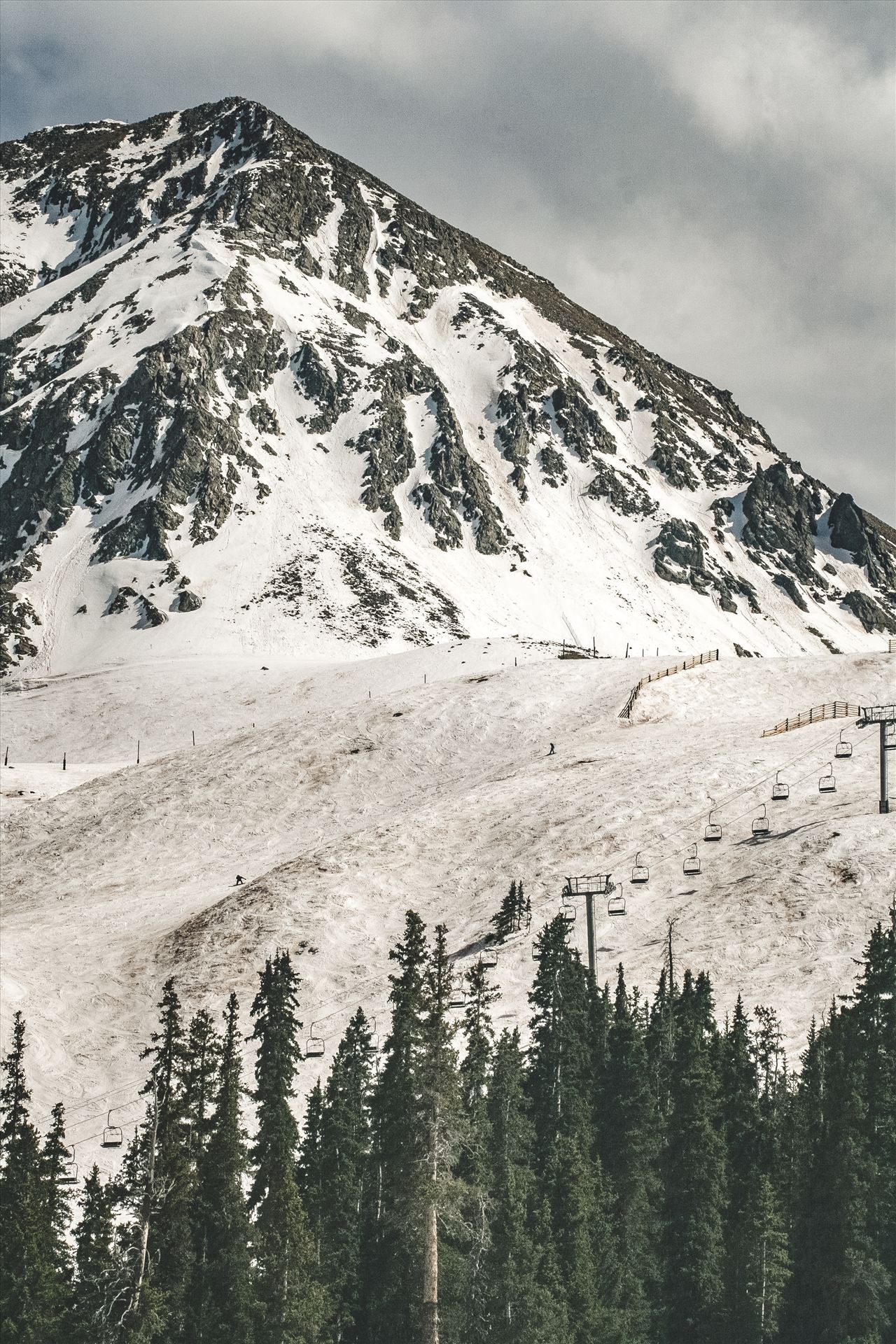 Lenawee - Lenawee Mountain at Arapahoe Basin, Colorado by Scott Smith Photos