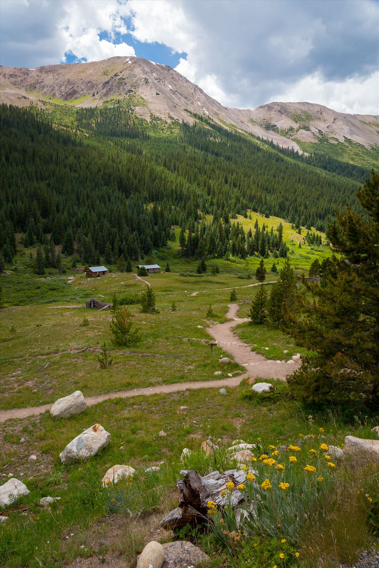 Independence, Colorado - A Real Ghost Town - The ghost town of Independence, on Independence Pass, Colorado. Once a thriving community of 1,500, only a few structures remain, but is maintained by the National Historical Society. by Scott Smith Photos