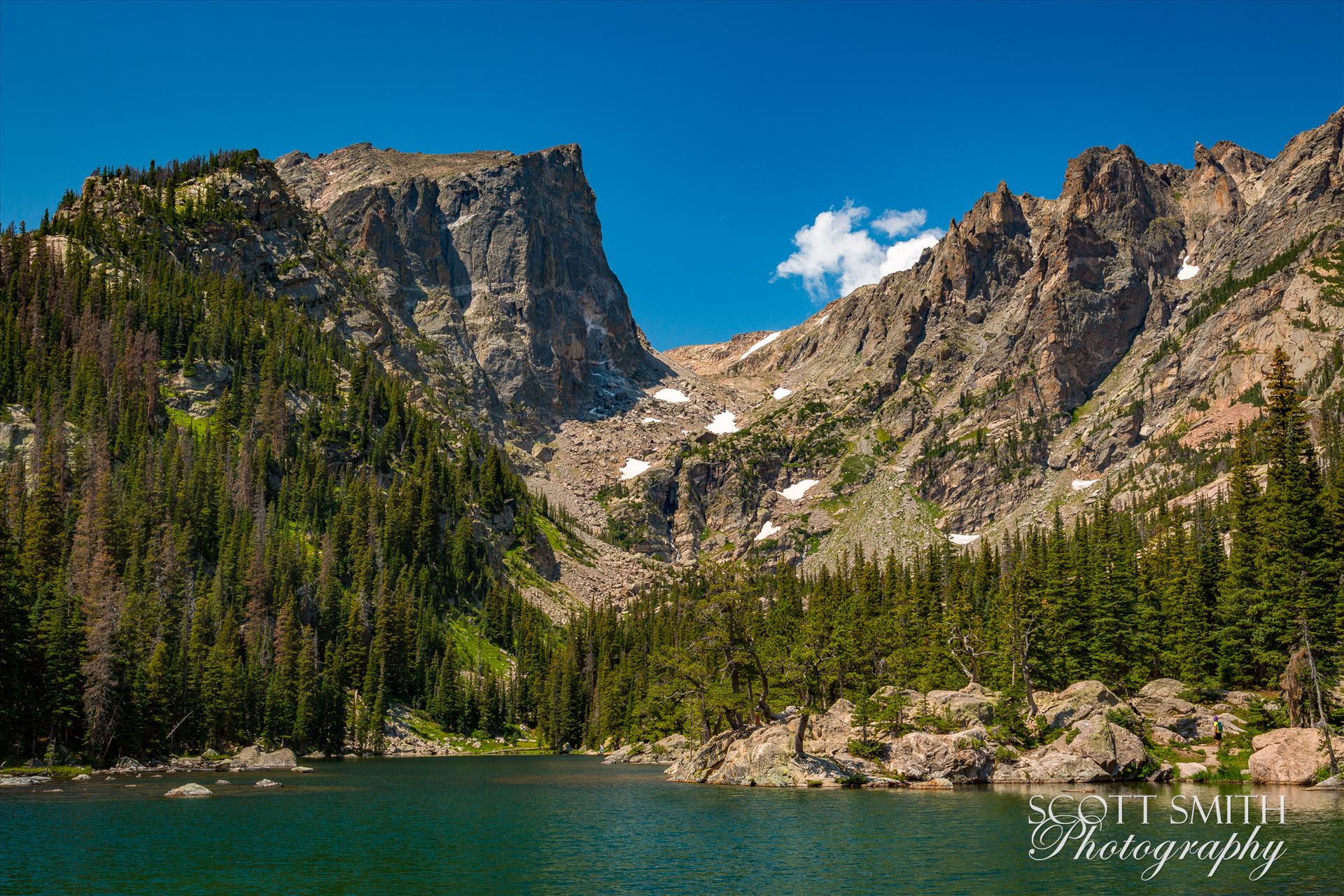 Hallett Peak from Dream Lake -  by Scott Smith Photos