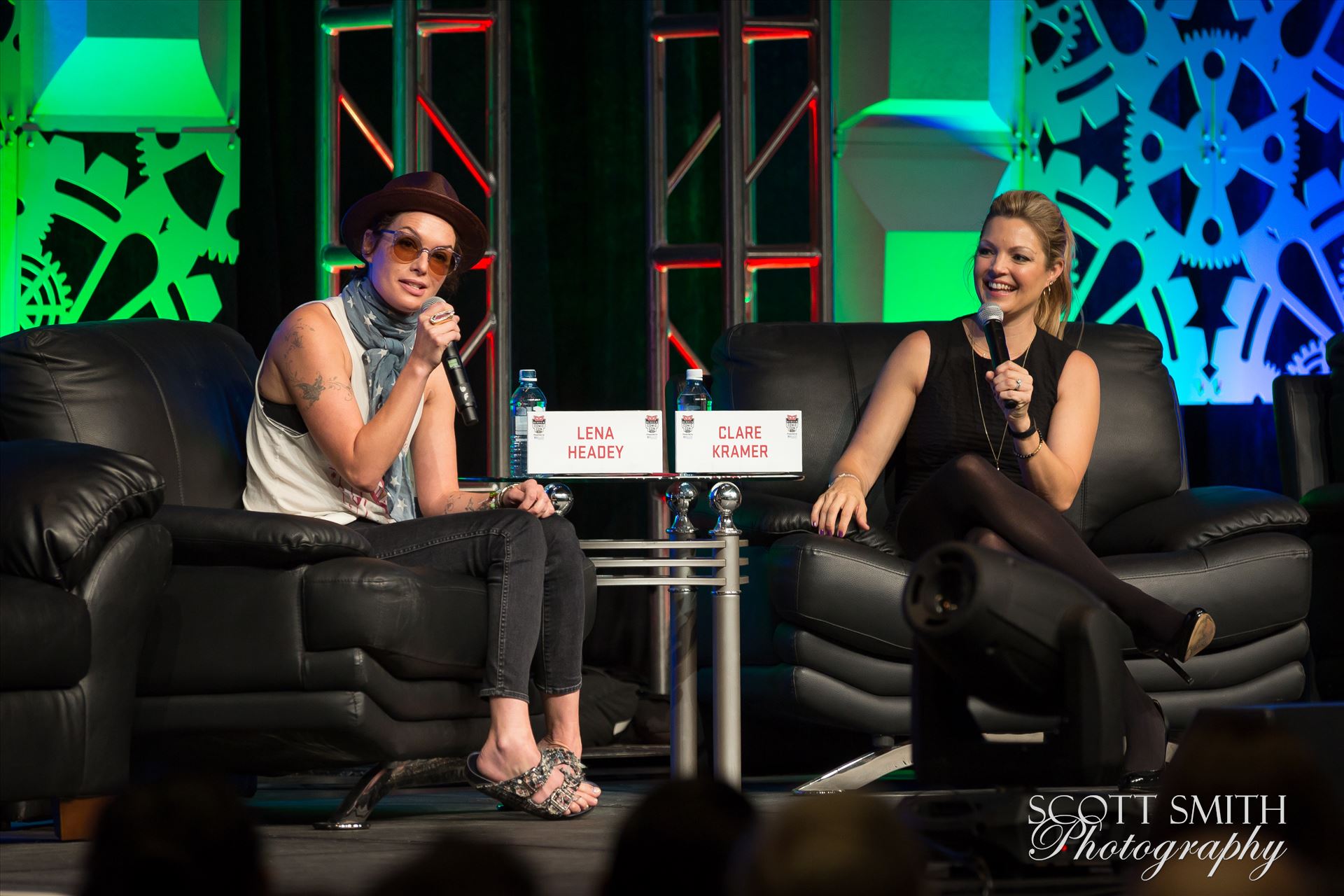 Denver Comic Con 2016 06 - Denver Comic Con 2016 at the Colorado Convention Center. Clare Kramer and Lena Headey. by Scott Smith Photos