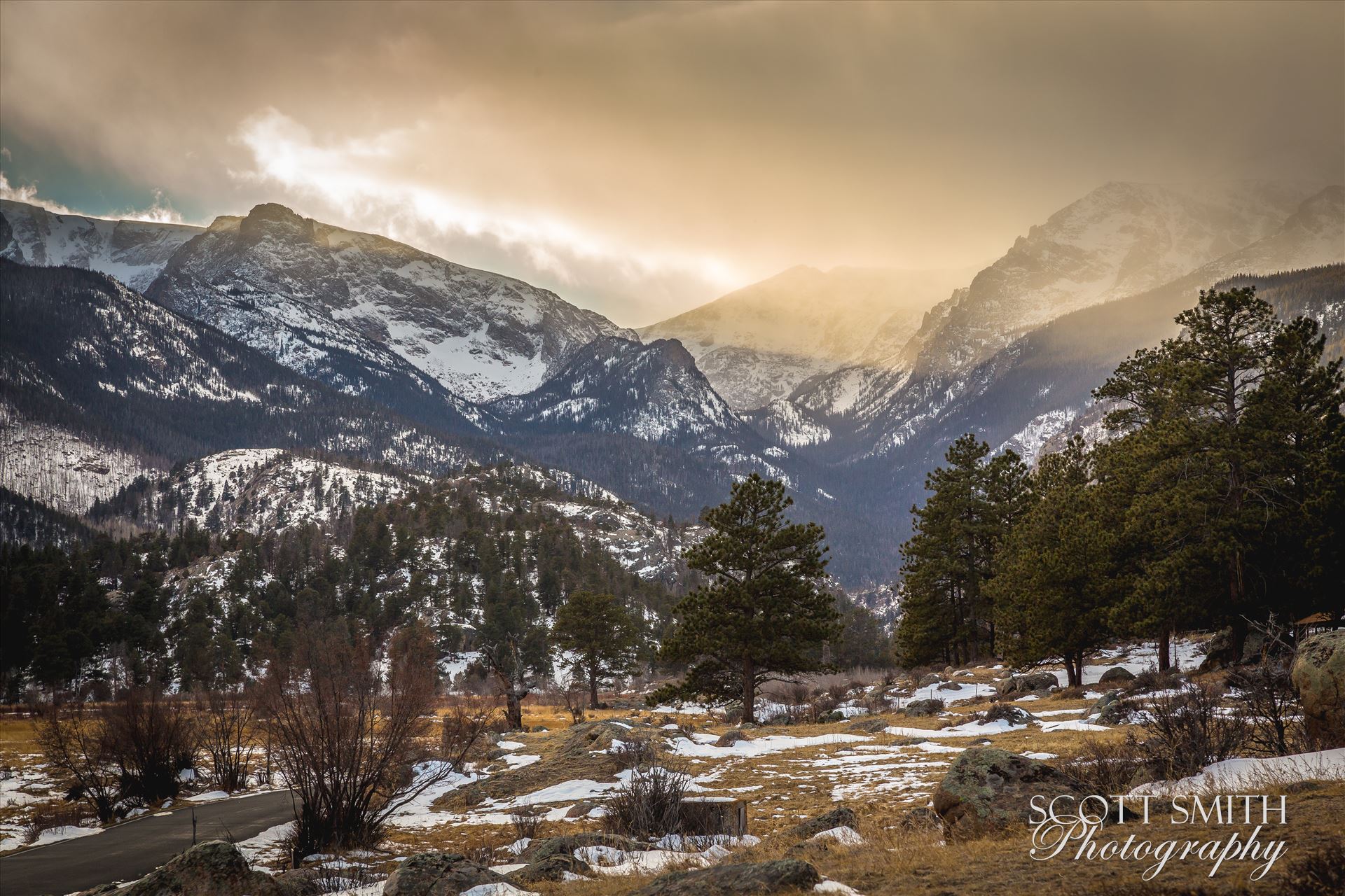 Tombstone Ridge - Tombstone Ridge at Sunset by Scott Smith Photos