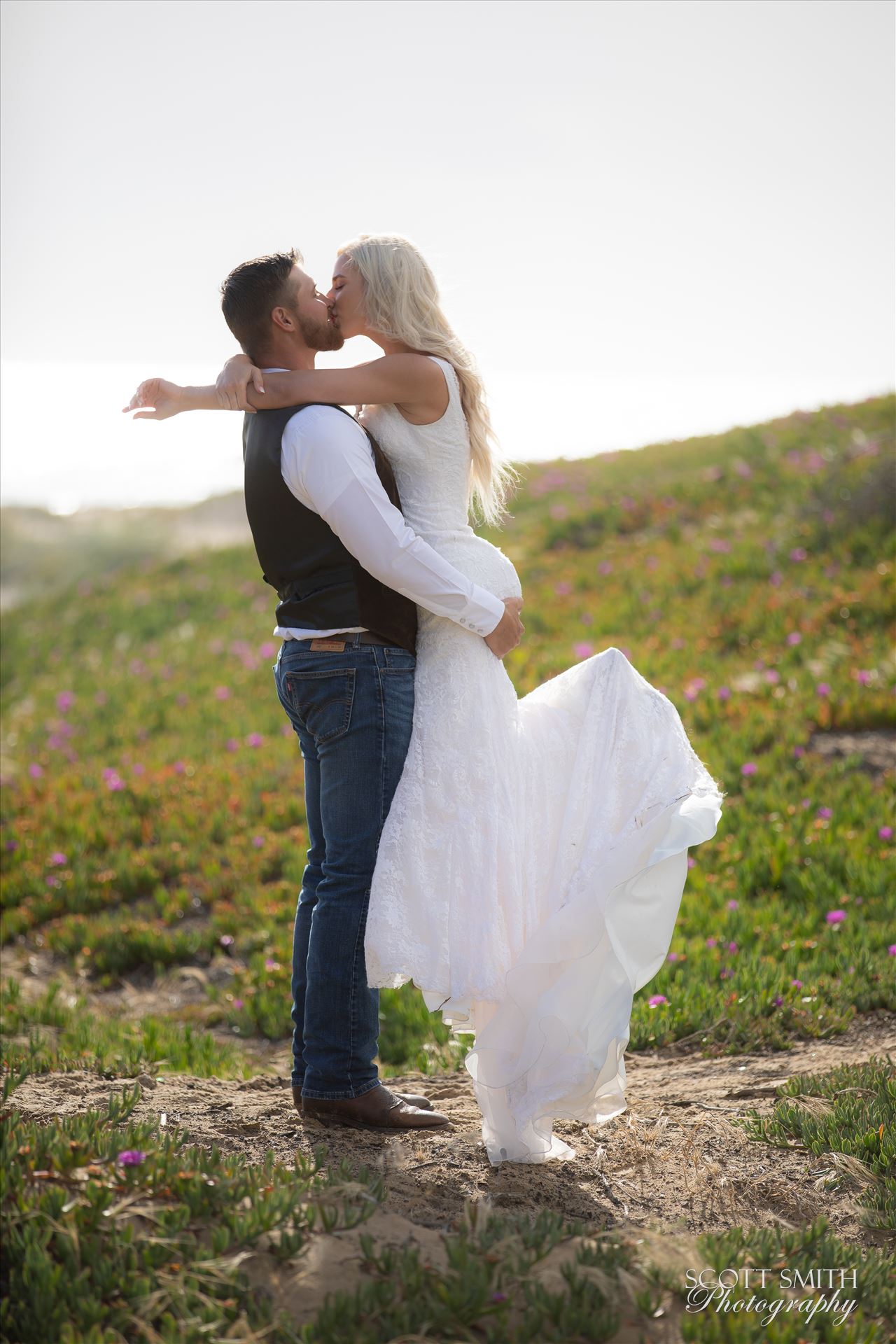 Sarah and Jeremy in Oceano 1 -  by Scott Smith Photos