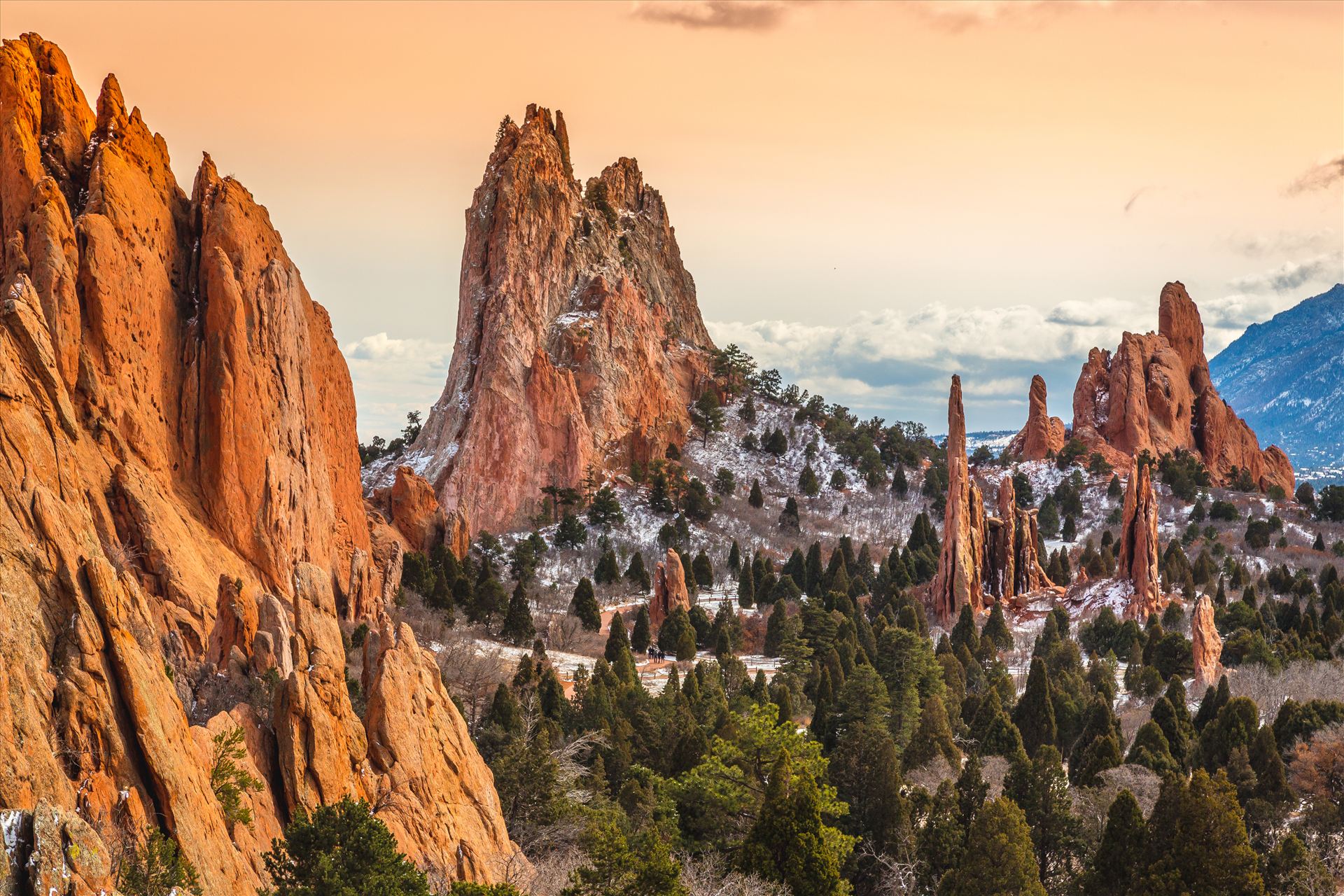 Garden of the Gods Spires No 4 -  by Scott Smith Photos