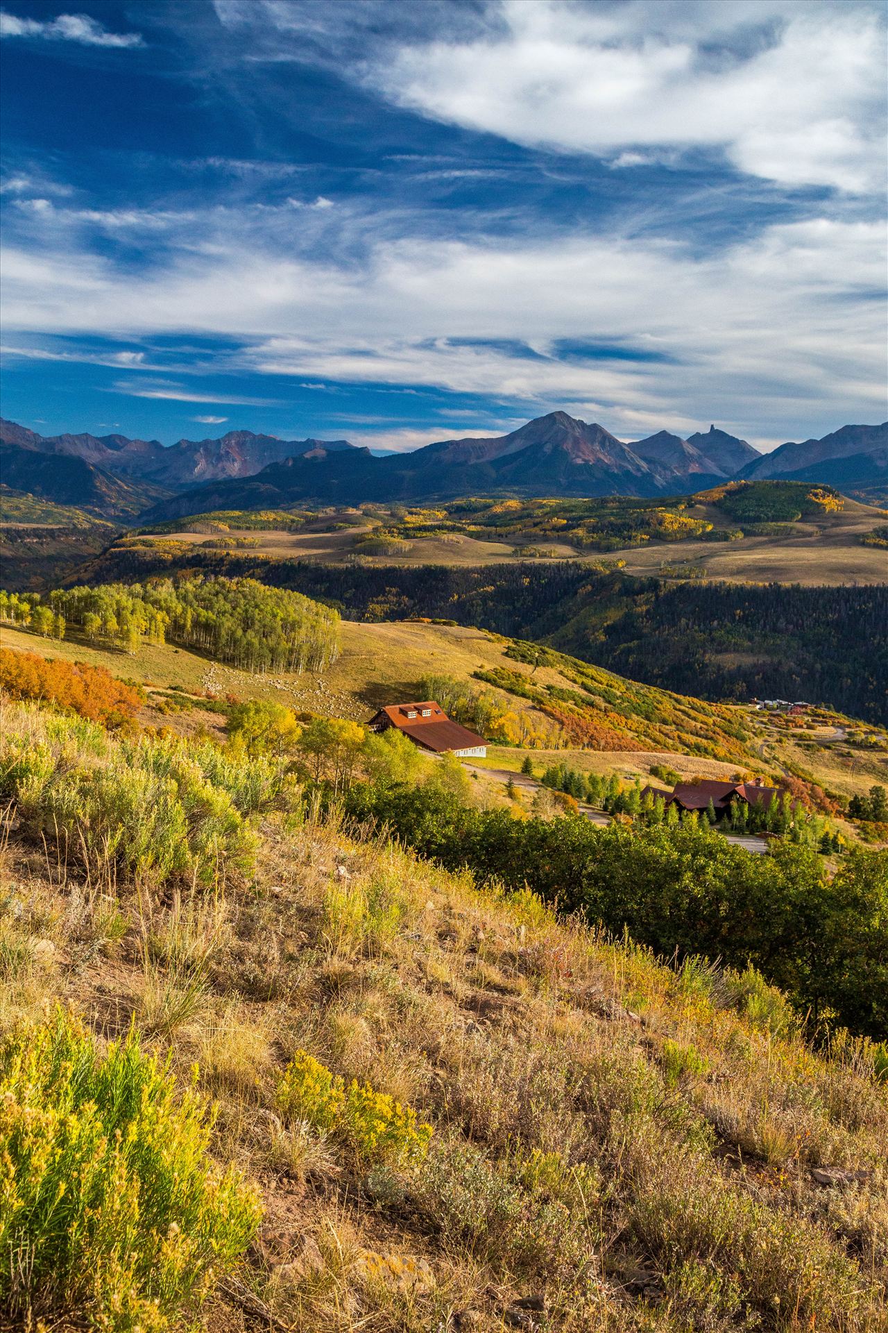 Last Dollar Road Ranch - A ranch on Last Dollar Road, outside of Telluride, Colorado in the fall. by Scott Smith Photos