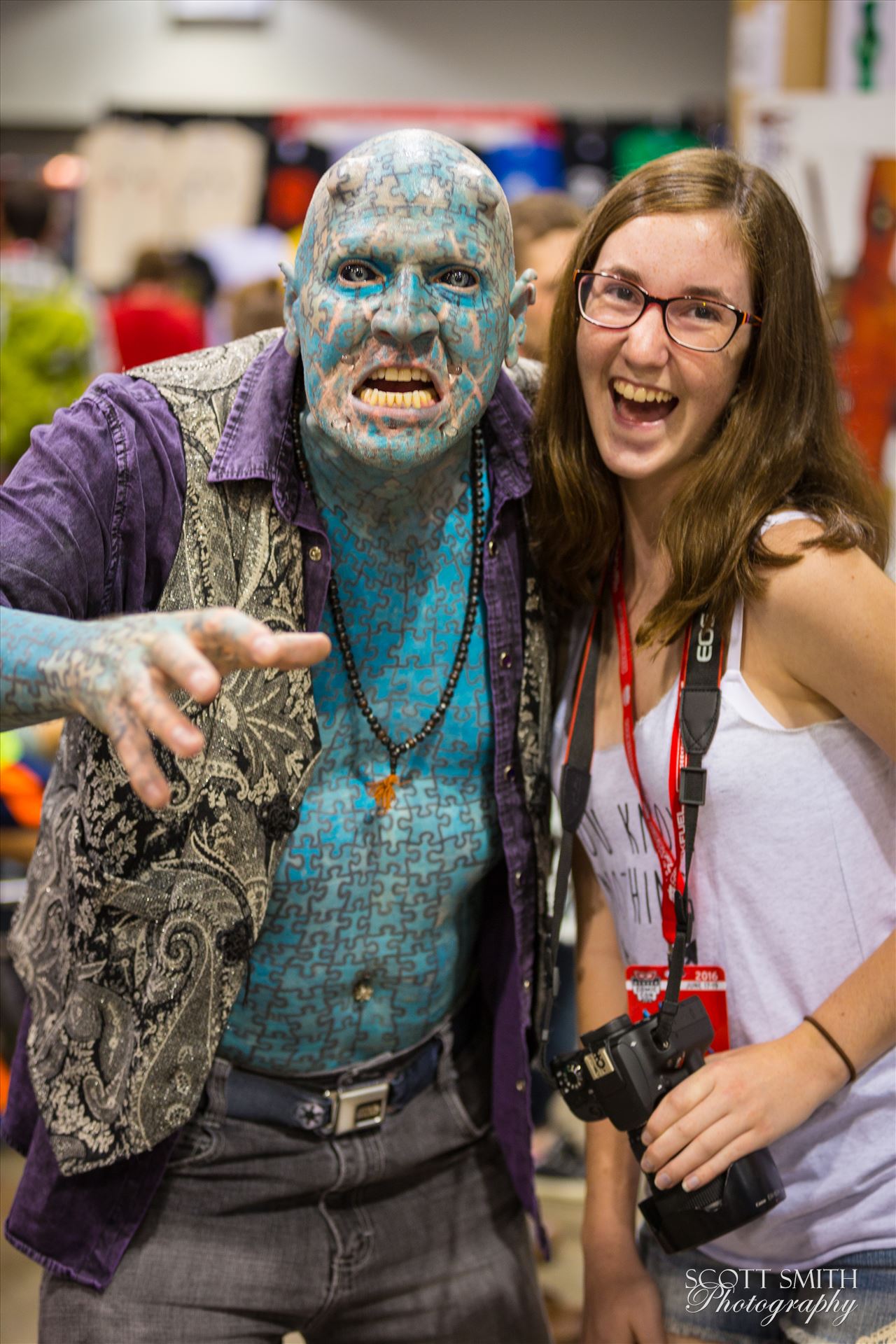 Denver Comic Con 2016 32 - Denver Comic Con 2016 at the Colorado Convention Center. The Enigma with my daughter. by Scott Smith Photos