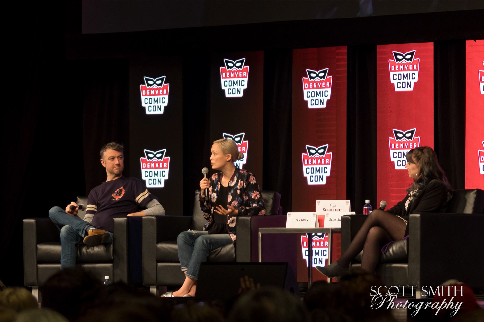 Guardians of the Galaxy's Sean Gunn and Pom Klementieff at Denver Comic Con 2018 -  by Scott Smith Photos