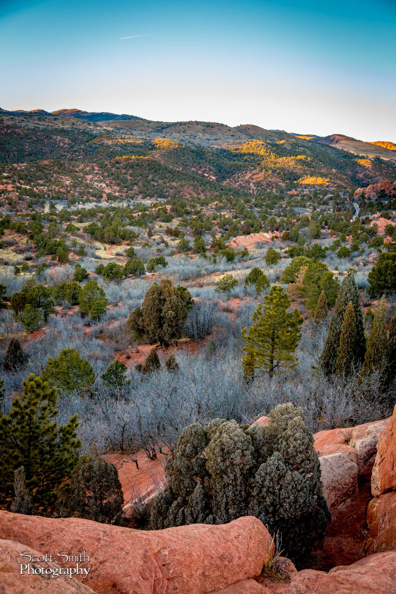 Sun Setting at Garden of the Gods -  by Scott Smith Photos