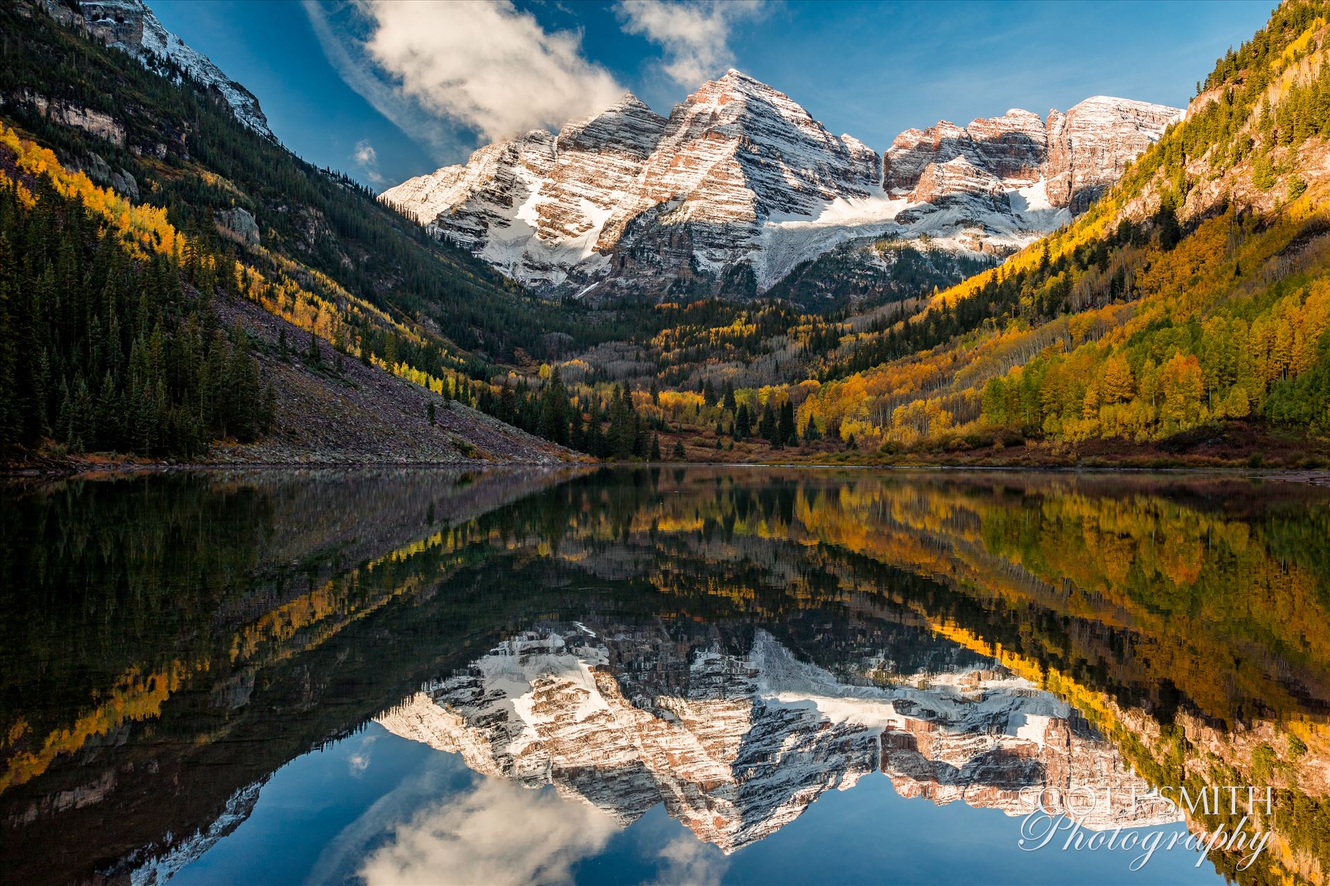 Maroon Bells 1 - The Maroon Bells, Saturday 9/29/17. by Scott Smith Photos