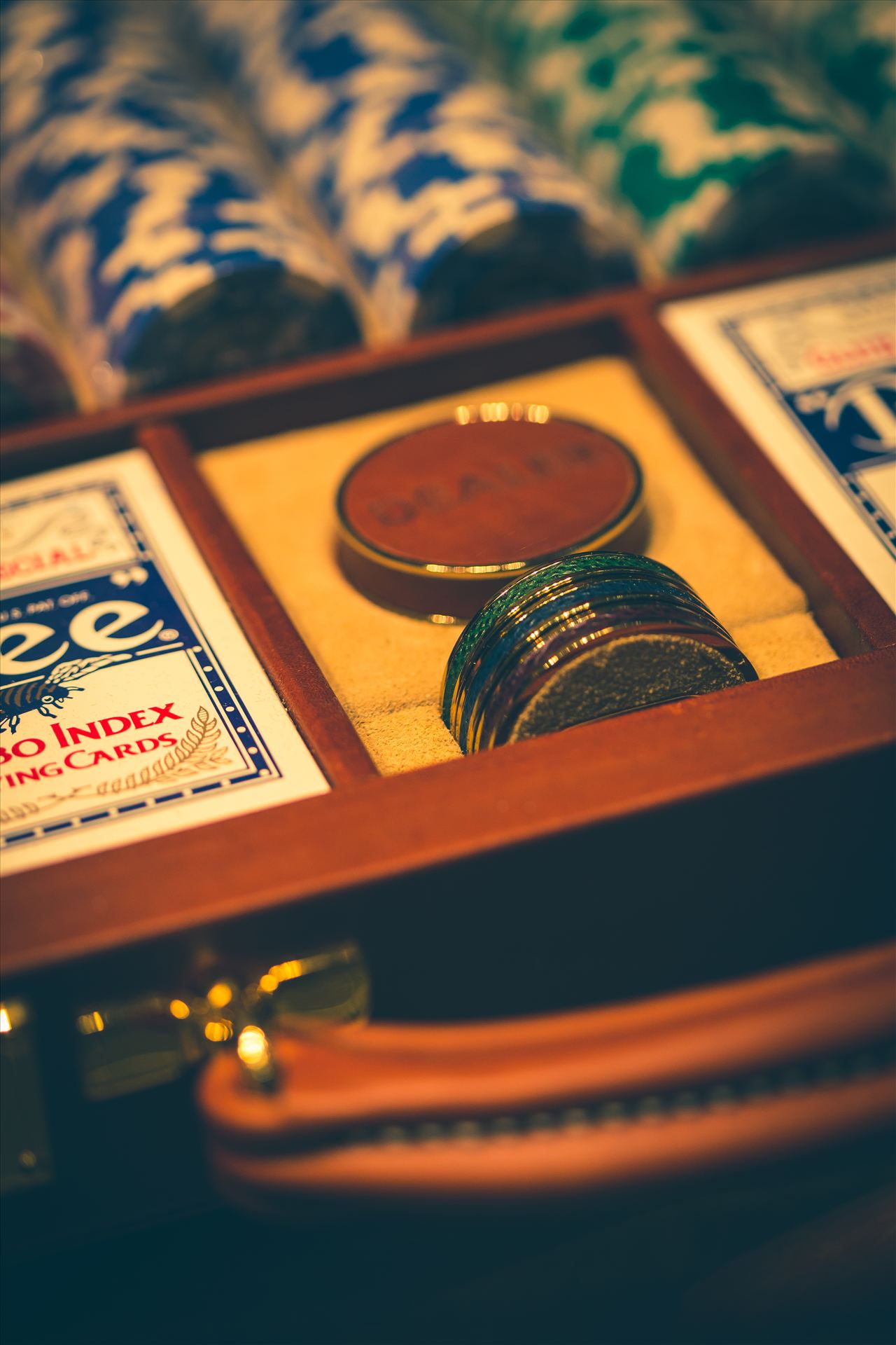 Games of Chance - Store display in a store window at Cherry Creek Shopping Center, Denver Colorao. by Scott Smith Photos