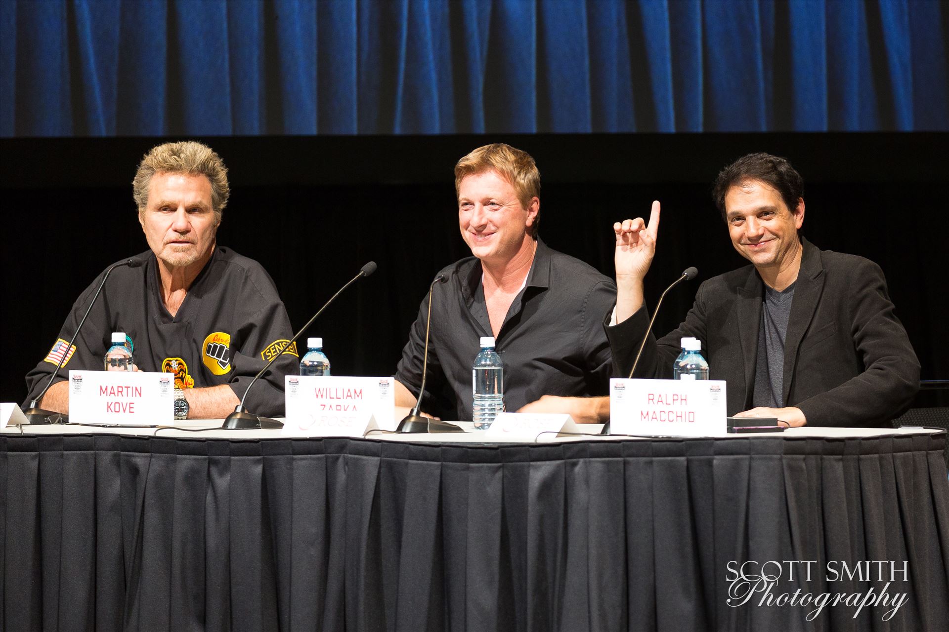 Denver Comic Con 2016 38 - Denver Comic Con 2016 at the Colorado Convention Center. Garrett Wang, Ralph Macchio, Martin Kove and William Zabka. by Scott Smith Photos