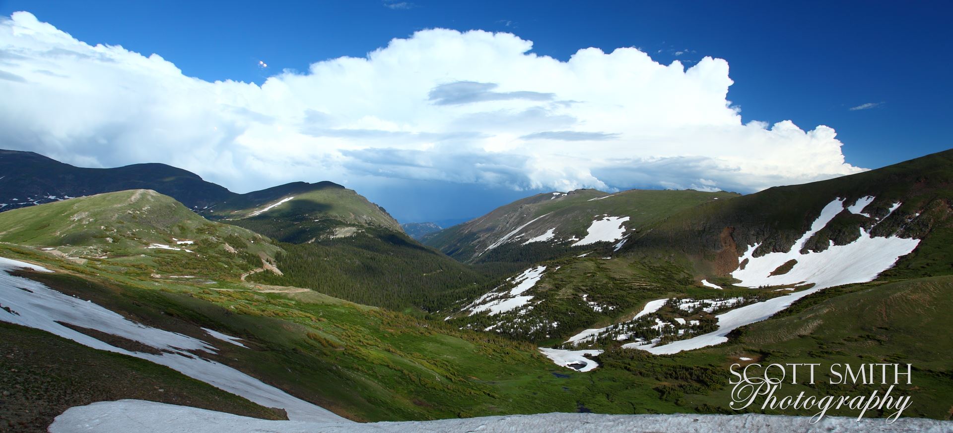 Trail Ridge View - From the top of Trail Ridge Road, in Rocky Mountain National Park. by Scott Smith Photos