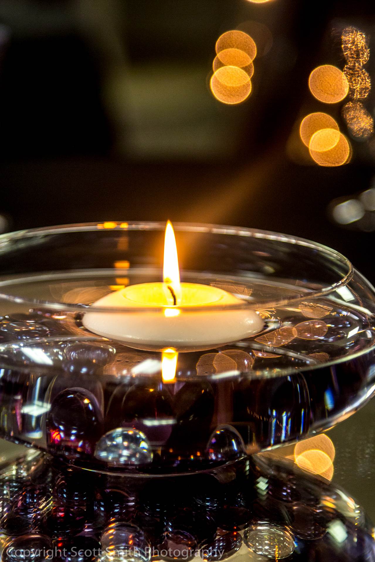 Centerpiece - A beautiful centerpiece at a civil union ceremony I shot in 2013. by Scott Smith Photos