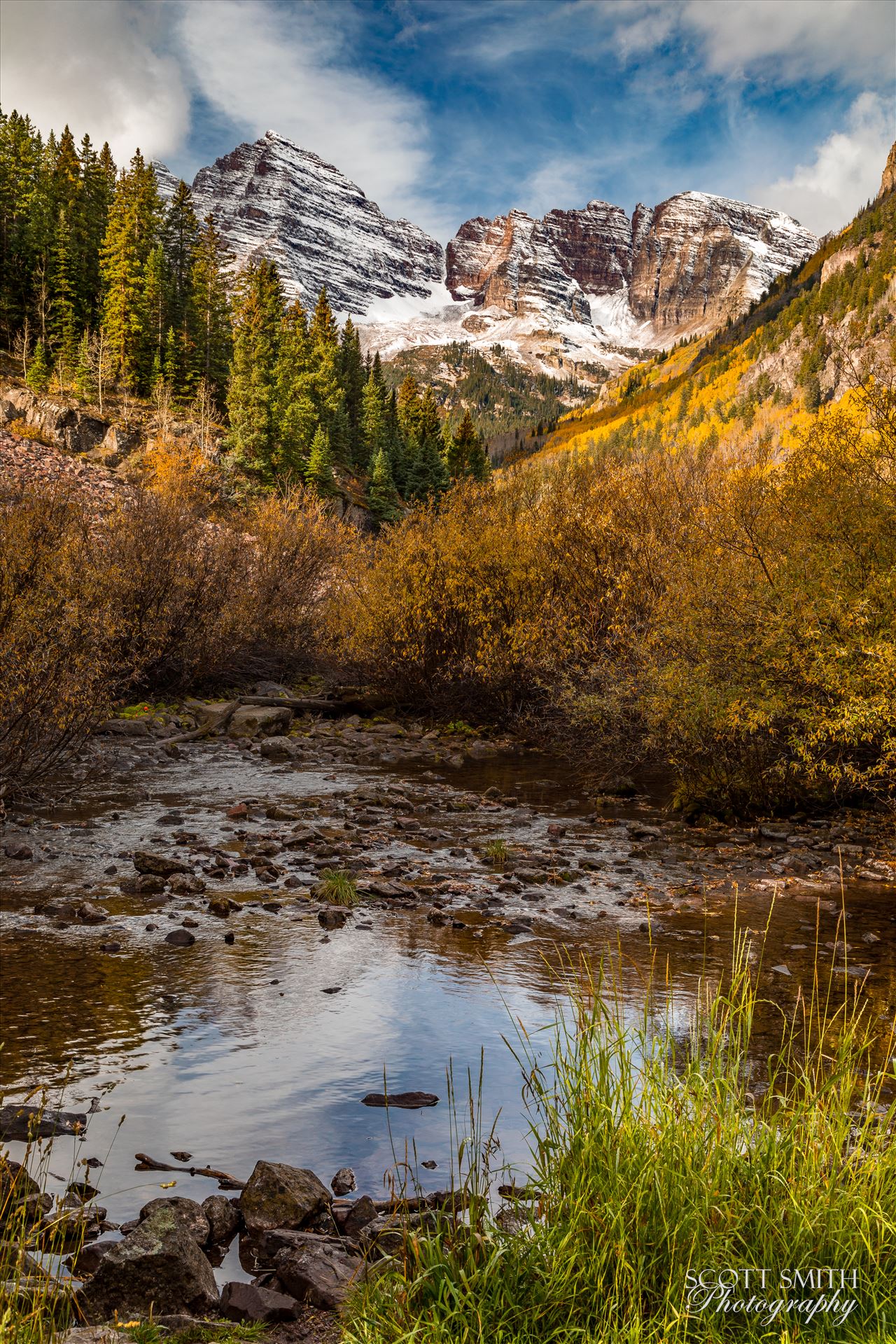 Maroon Bells 4 - The Maroon Bells, Saturday 9/29/17. by Scott Smith Photos