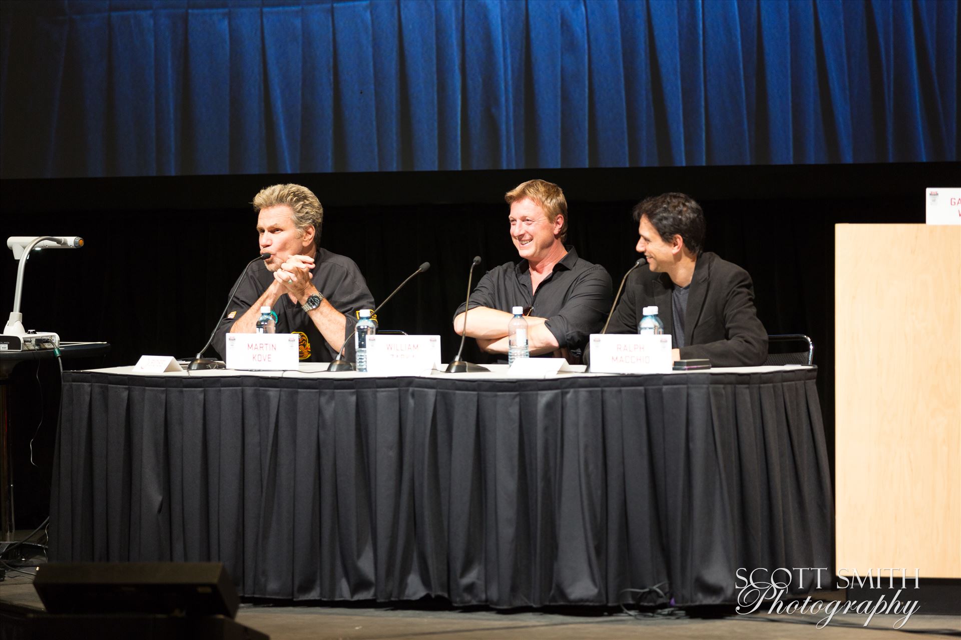 Denver Comic Con 2016 40 - Denver Comic Con 2016 at the Colorado Convention Center. Garrett Wang, Ralph Macchio, Martin Kove and William Zabka. by Scott Smith Photos