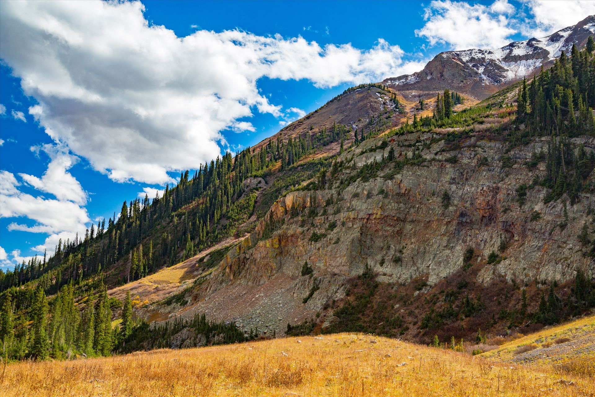 Gothic Road 3 - The view from Gothic Road heading north of Mt Crested Butte in October. by Scott Smith Photos