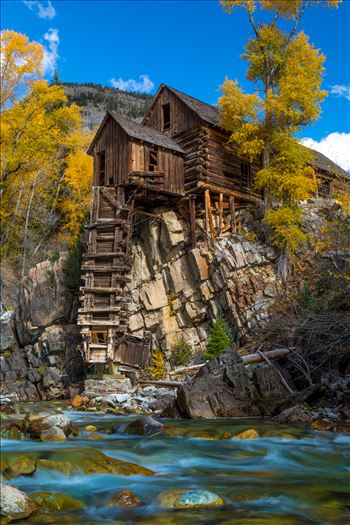 The Crystal Mill, or the Old Mill is an 1892 wooden powerhouse located on an outcrop above the Crystal River in Crystal, Colorado