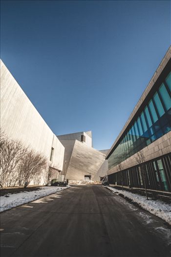 I snapped this walking to my car from Civic Center Park, a different view of the Denver Art Museum.