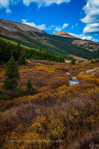 The gorgeous view of the valley bordering the western half of Independence pass.