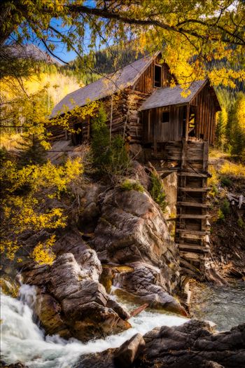 The Crystal Mill, or the Old Mill is an 1892 wooden powerhouse located on an outcrop above the Crystal River in Crystal, Colorado