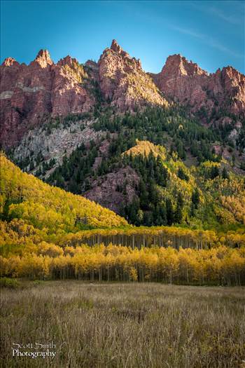 Spectacular view to the right when entering the Maroons Bells area.