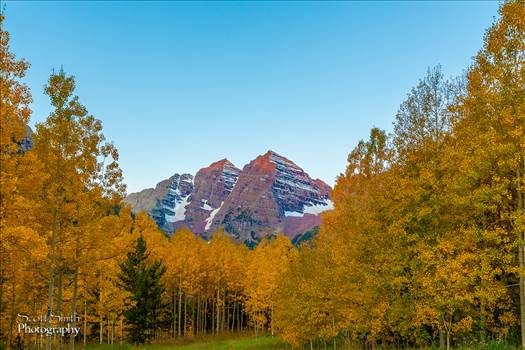 The view on the walk to the lake... which can be just as spectacular.