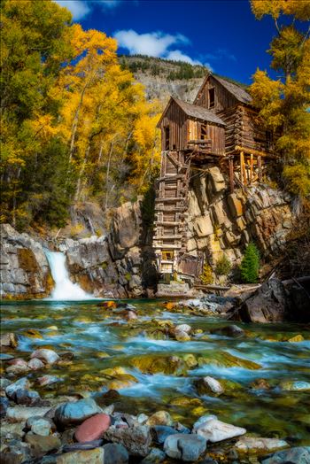 The Crystal Mill, or the Old Mill is an 1892 wooden powerhouse located on an outcrop above the Crystal River in Crystal, Colorado