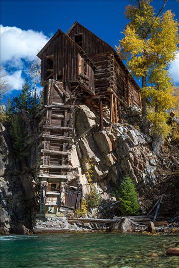 The Crystal Mill, or the Old Mill is an 1892 wooden powerhouse located on an outcrop above the Crystal River in Crystal, Colorado