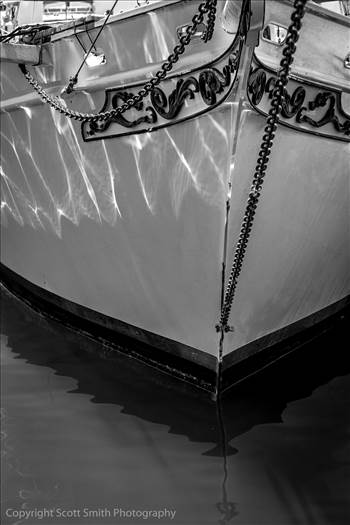 A beautiful old ship rests at dock in a Key West marina.