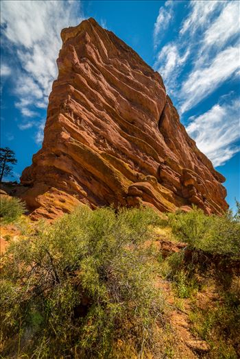 A warm summer day at Red Rocks Park, near Morrison Colorado.