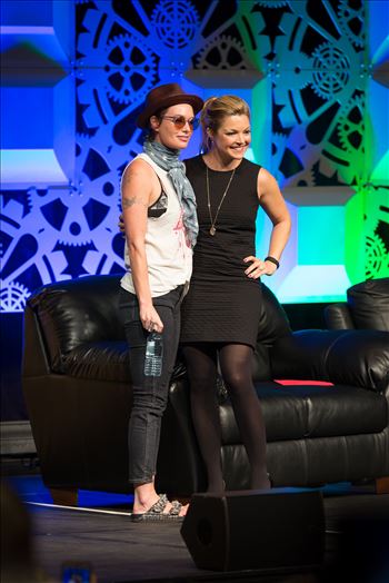 Denver Comic Con 2016 08 - Denver Comic Con 2016 at the Colorado Convention Center. Clare Kramer and Lena Headey.