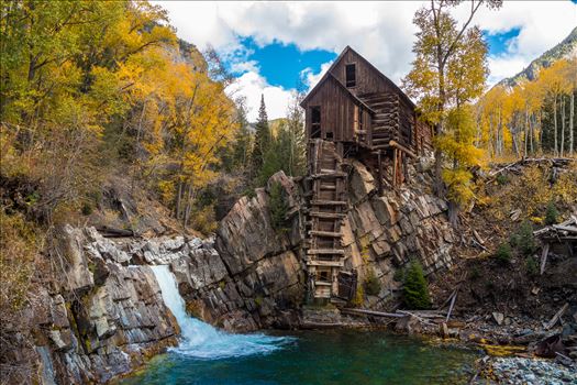 The Crystal Mill, or the Old Mill is an 1892 wooden powerhouse located on an outcrop above the Crystal River in Crystal, Colorado