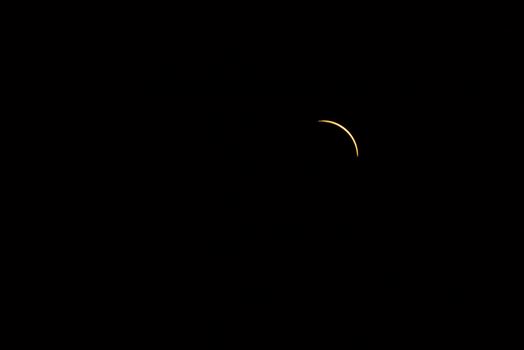 Total solar eclipse, at Carhenge in Alliance. Nebraska August 21, 2017.