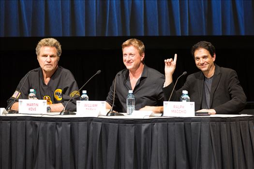Denver Comic Con 2016 38 - Denver Comic Con 2016 at the Colorado Convention Center. Garrett Wang, Ralph Macchio, Martin Kove and William Zabka.