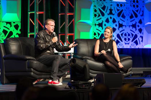 Denver Comic Con 2016 at the Colorado Convention Center. Clare Kramer and Cary Elwes.