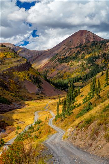 Driving down from the summit of Gothic Road after Mount Baldy, Washington Gulch opens into a beautiful valley.